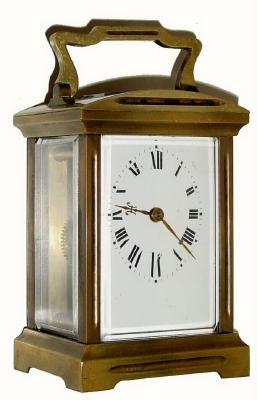 C.1910, French, Brass Cased carriage timepiece, as-found, — Antique Clocks Price Guide