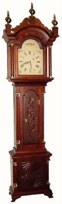 C.1930, Joseph Cardoza, Watertown, MA, a 20th century grandmother clock with banjo movement. — Antique Clocks Price Guide