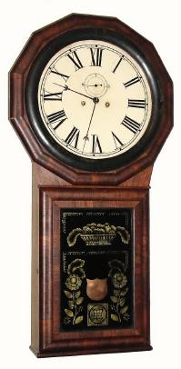 C.1870, Seth Thomas, "Regulator No. 1, Extra, Striking", as-found, in need of work. — Antique Clocks Price Guide