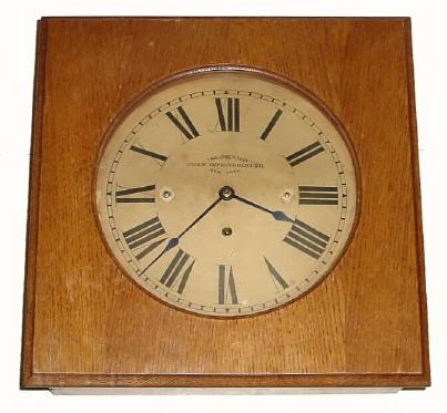 C.1898, Prentiss Improvement Clock Co., New York, 60-Day "Mill Gallery" wall timepiece. — Antique Clocks Price Guide