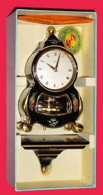 C.1956 (dated), Aug. Schatz and Sohne, Germany, 400-day timepiece, Barock model, new in the box, old stock. — Antique Clocks Price Guide