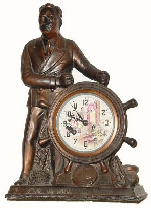 C.1940, United Electric Clock Corp., Brooklyn, N.Y., (a spring clock) 30-hour novelty timepiece, — Antique Clocks Price Guide