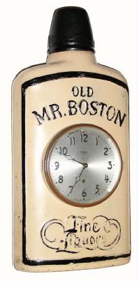 C.1920, Wm. L. Gilbert "Old Mr. Boston" advertising clock in very good original condition. — Antique Clocks Price Guide
