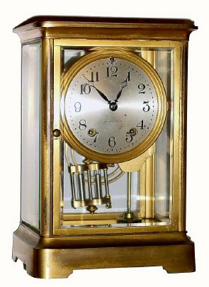 C.1917, Seth Thomas, Empire No. 200, Extra, crystal regulator in generally good condition. — Antique Clocks Price Guide