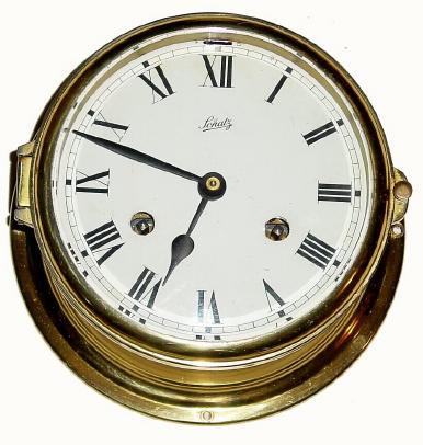 C.1980, German, Schatz and Sohne, 8-day Ship's Bell clock in very good original condition. — Antique Clocks Price Guide