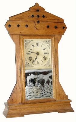 C.1909, Seth Thomas Clock Co., "298B Fleet Series", 8-day time/strike mantel clock. — Antique Clocks Price Guide