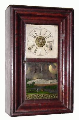 C.1850, Smith and Goodrich, Bristol, CT, 30 hour fusee movement OG shelf clock — Antique Clocks Price Guide