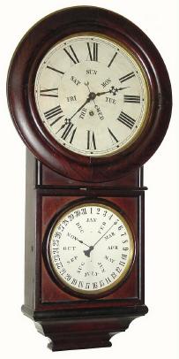C.1875, Welch, Spring and Co., Bristol, CT, 8-day spring-driven timepiece — Antique Clocks Price Guide