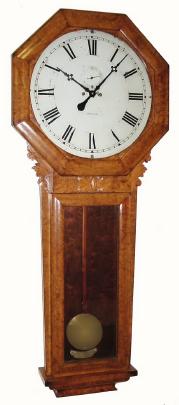 C.1900, New Haven Clock Co., "ADMIRAL" 8-day wall clock in very good original condition. — Antique Clocks Price Guide