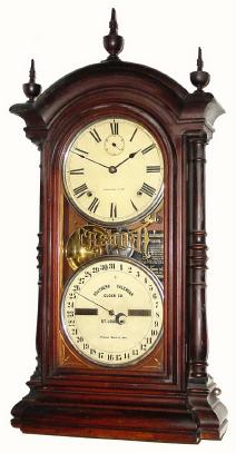 C.1879, Southern Calendar Clock Co., St. Louis, Mo., "Fashion No. 3", in very good original condition, — Antique Clocks Price Guide