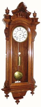 C.1885, Seth Thomas, "Regulator No. 5", in mahogany and in very good condition. — Antique Clocks Price Guide