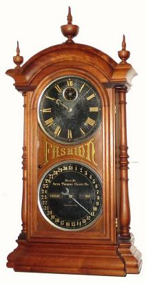 C.1885, Southern Calendar Clock Co., St. Louis, Mo., "Fashion No. 6", in very good condition, — Antique Clocks Price Guide