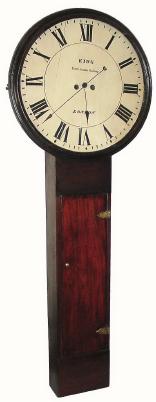C.1840, English, Large Striking Tavern clock, — Antique Clocks Price Guide