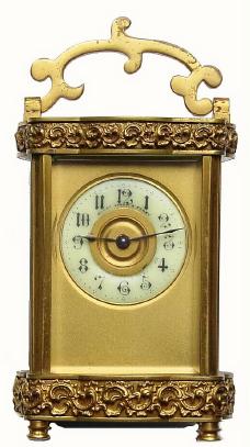C.1900, French Brass Cased Carriage timepiece — Antique Clocks Price Guide