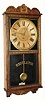 C.1906, Waterbury Clock Co., "Crane" 8-day wall timepiece in good restored condition.