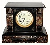 C.1900, French, 8-day time and strike marble mantel clock, in very good original condition.