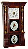 C.1870, Seth Thomas. Thomaston, Ct., 8-Day Column and Cornice and except for the replaced dial,