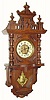 C.1909 (dated), German, Junghans, "Berliner" style wall clock in very good original condition.