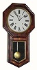 C.1878, E.N. Welch Mfg Co., "Verdi", 8-day time/strike, octagon long drop school clock, with restorations.