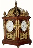 C.1900, French, 8-day, 4-dial timepiece for the Swiss market.