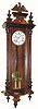 C.1905, German, Freiburg United Clock Factories, 2-weight "Vienna Regulator", in good restored condition.
