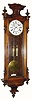 C.1870, German, Gustav Becker, 2-Weight "Vienna Regulator" in good restored condition.