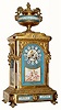 C.1895, French, Gilded Spelter Mantel clock