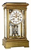 C.1895, French, Marti and Cie, 8-day time/strike crystal regulator,