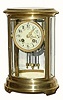 C.1910, French, OVAL crystal regulator, in very good original condition.