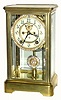 C.1901, (dated presentation) Ansonia Clock Co., "Prism", 8-day crystal regulator,