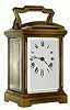 C.1910, French, Brass Cased carriage timepiece, as-found,