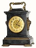 C.1900, French, Black Slate Carriage clock in good original condition.