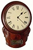 C.1900, English, 8-Day Fusee, drop dial timepiece.