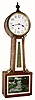 C.1906, Waterbury Clock Co., "Willard No. 4", 8-day weight banjo timepiece, with restorations.