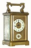 C.1900, French, Brass Cased Carriage Clock, time and alarm in generally good original condition.