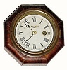 C.1880, E.N. Welch Mfg. Co., "Round Corner Octagon Lever", 30-hour timepiece, in good original condition.