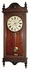 C.1900, Most of a Waterbury "Regulator No. 18", in oak, as-found.