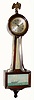 C.1929, Seth Thomas Clock Co., "Ramsgate" 8-day lever movement banjo timepiece.