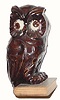 C.1955, German, Oswald Uhrenfabrik, WISE OLD OWL clock,