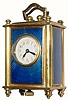 C.1900, Swiss, Miniature Carriage Clock with watch movement in good condition.