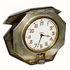 C.1910, Swiss, Silver Cased, 8-Day travel alarm.