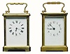 Lot of 2 French Timepiece Carriage Clocks: