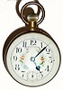 C.1900, French, Paperweight Clock.