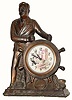 C.1940, United Electric Clock Corp., Brooklyn, N.Y., (a spring clock) 30-hour novelty timepiece,