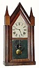 Mixed lot: C.1870, Ansonia steeple case, now with unknown C.1930 8-day kitchen clock