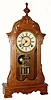 Mixed lot: C.1885, Walnut Shelf Case, probably Waterbury,