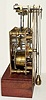 C.1760, Austrian, Crown Verge/ Cows Tail Movement, standing barrel, time only (pull repeat train now absent).