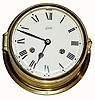 C.1980, German, Schatz and Sohne, 8-day Ship's Bell clock in very good original condition.
