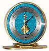 C.1961, Swiss, LeCoultre, 8-day desk timepiece, skeletonized.