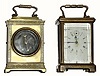 Lot of 2 Carriage Clocks, as-is.